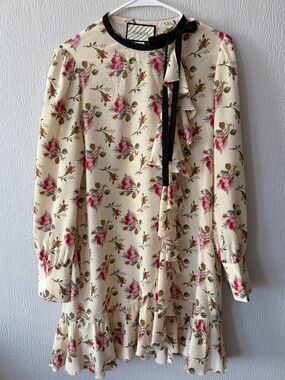 Gucci Silk Dress, Size M, Italian Size 44